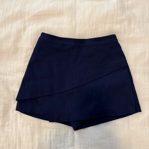 Gianni Bini Navy Wrap Skort